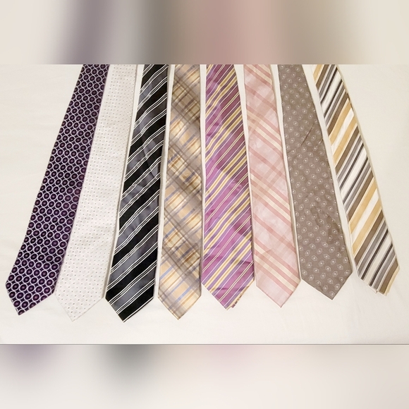 BCBG Attitude Men's 100% Imported Hand Sewn Silk Neck Tie - Picture 7 of 7